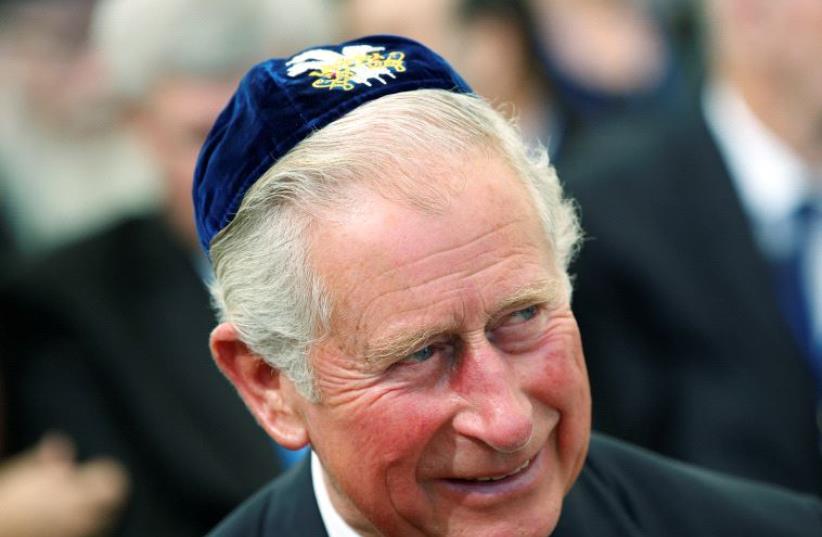 Prince Charles at Shimon Peres' funeral.  (photo credit: REUTERS)
