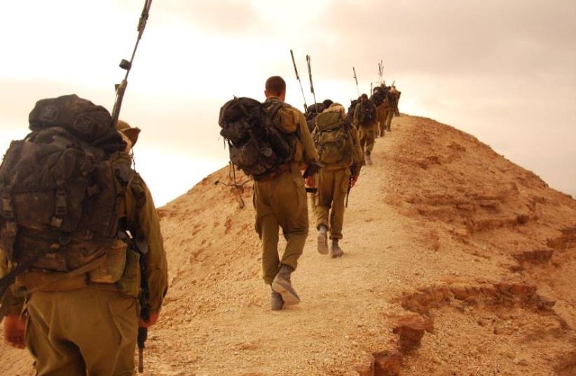 IDF elite unit training day (photo credit: IDF SPOKESMAN’S UNIT)
