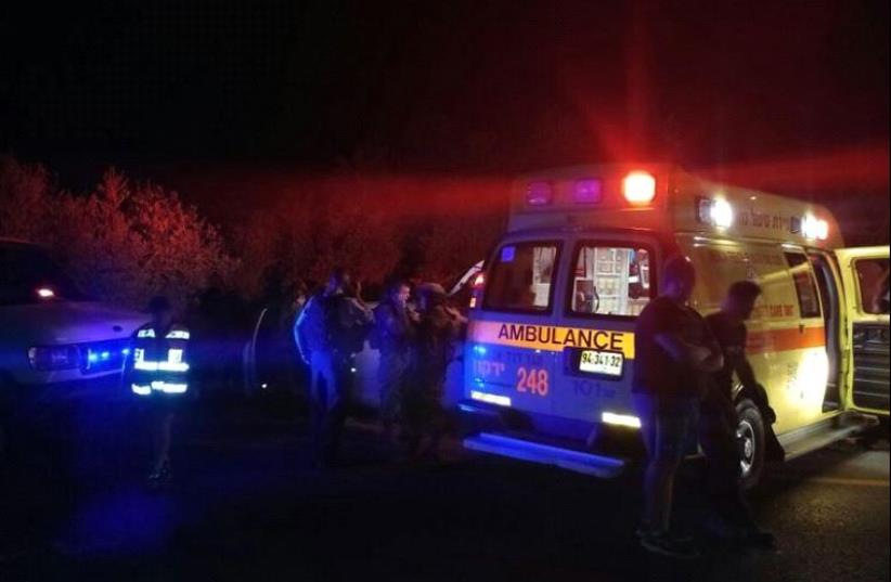 Woman killed in suspected West Bank robbery (photo credit: MAGEN DAVID ADOM)