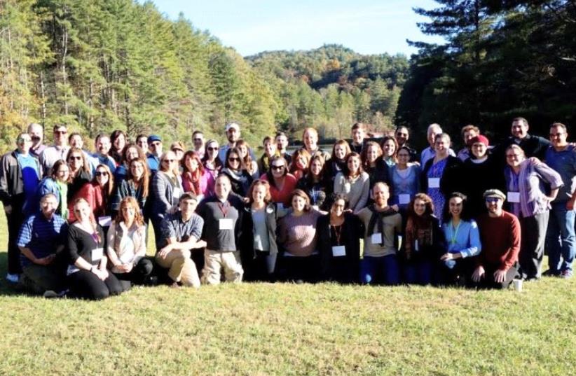 The first gathering of the Experiential Jewish Education Network, which brings together graduates from programs of all three institutions of higher education for continued learning and support. (photo credit: EXPERIENTIAL JEWISH EDUCATION NETWORK)