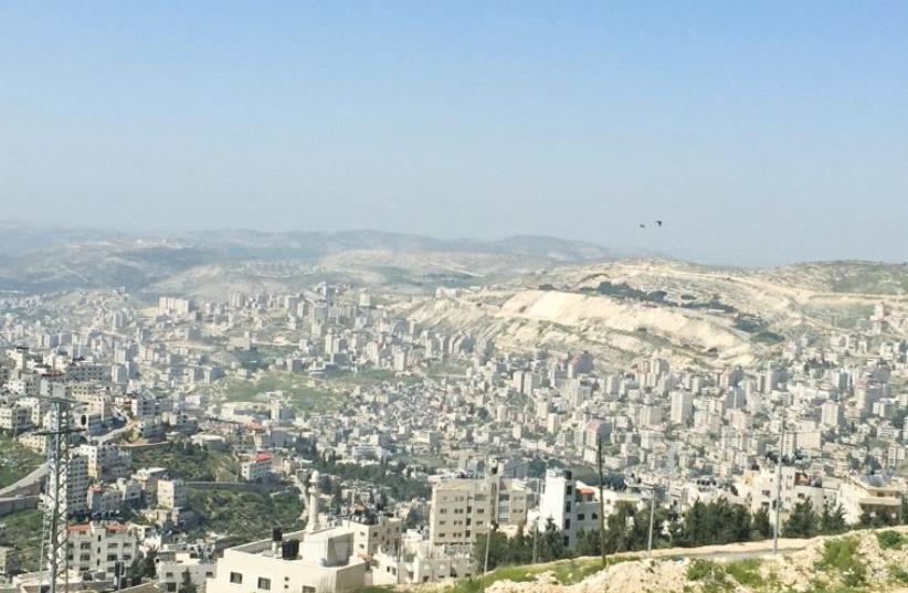 A view of the city of Nablus (photo credit: SETH J. FRANTZMAN)