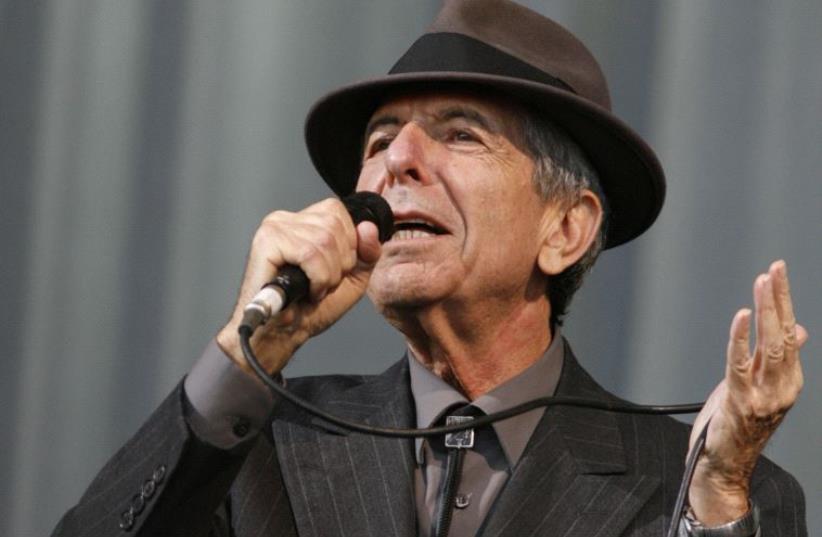 Jewish-Canadian singer-songwriter Leonard Cohen. (photo credit: REUTERS)