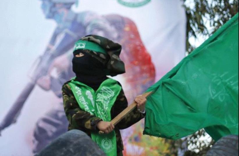 Hamas protest (photo credit: REUTERS)