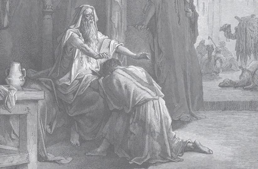 Painting by Gustave Doré – Isaac Blessing Jacob) (photo credit: GUSTAVE DORÉ)