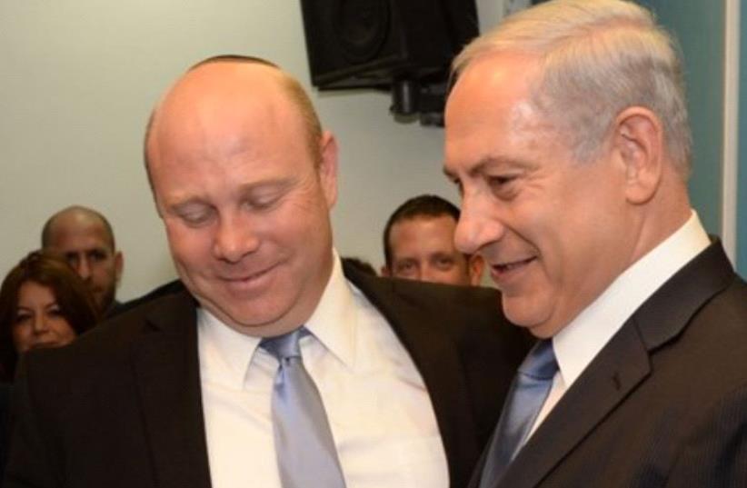 Gil Sheffer with Netanyahu (photo credit: GPO)