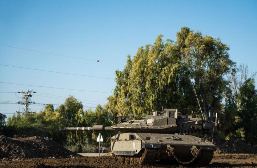 IDF soldiers hold large-scale exercise Dec. 5, 2016 in preparation for possible round of altercations with Hamas on the border with the Gaza Strip (photo credit: IDF SPOKESMAN’S UNIT)