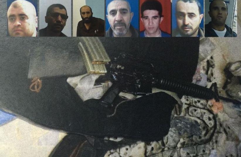 Hamas cell arrested by Israeli security forces (photo credit: SHIN BET)