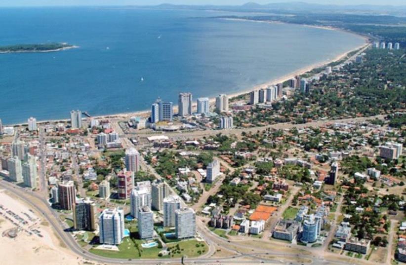 The resort town of Punta del Este in Uruguay (photo credit: WIKIMEDIA COMMONS/DANIEL STONEK)
