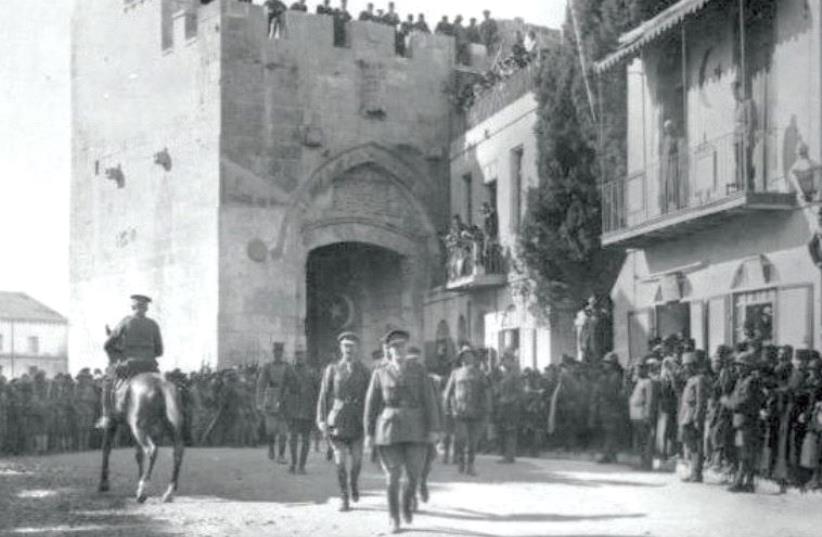 DISMOUNTED GENERAL Edmund Allenby enters the Old City of Jerusalem by foot in 1917 to show respect for the holy place. (photo credit: Wikimedia Commons)