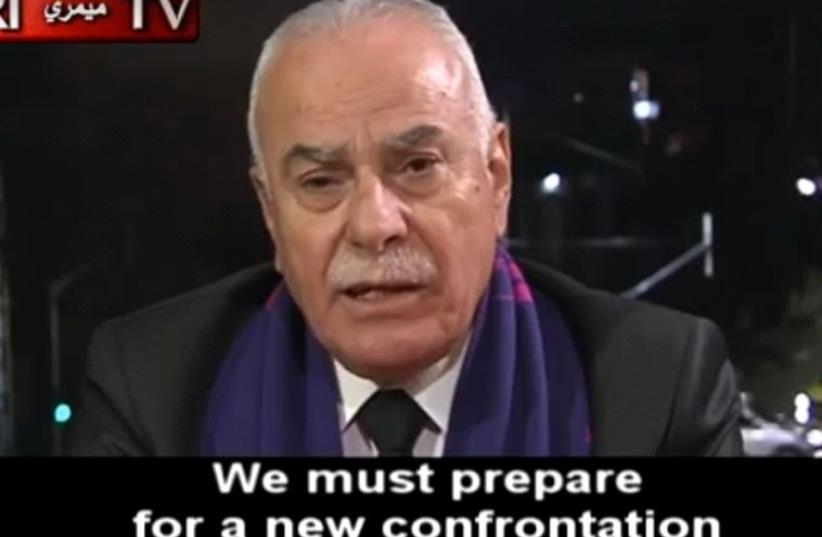 Sultan Abu Al-Einein of the Fatah Central Committee (photo credit: screenshot)