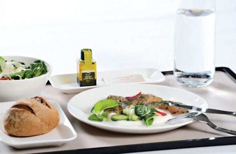 IN-FLIGHT DELICACIES will help prepare you to see the sights in Zurich (photo credit: Courtesy)