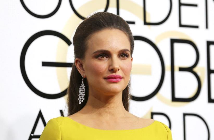 Natalie Portman at the 74th Annual Golden Globe Awards show in Beverly Hills, California, US, January 8, 2017 (photo credit: REUTERS)
