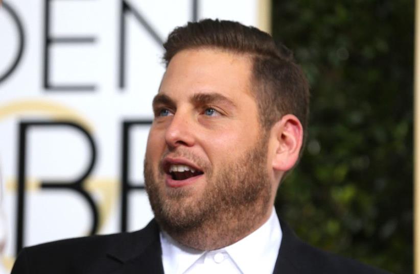 Jonah Hill at the 74th Annual Golden Globe Awards show in Beverly Hills, California, US, January 8, 2017 (photo credit: REUTERS)