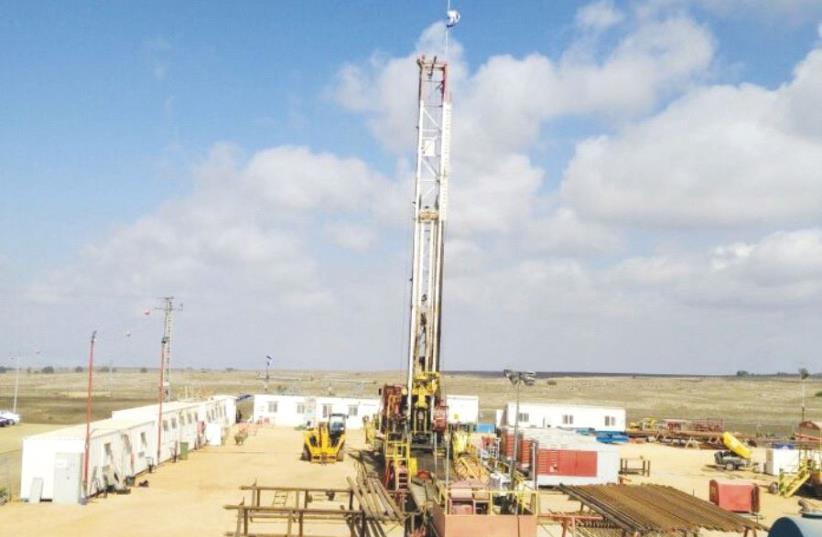 AFEK COMPLETED work on the Mei Debbie water well in the Golan Heights last September. (photo credit: ADI SHARON)