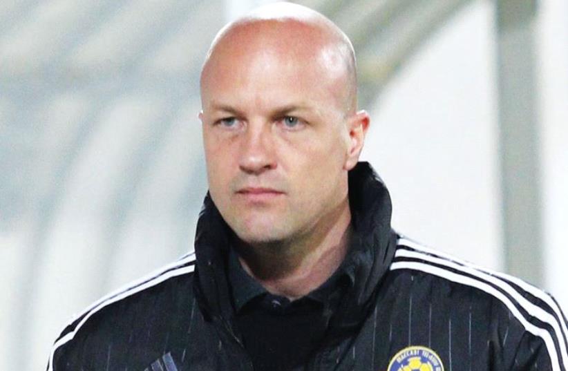 Jordi Cruyff’s future as Maccabi Tel Aviv’s sports director is shrouded in doubt, with neither the Dutchman nor the club commenting on whether he will continue for a sixth season. (photo credit: ADI AVISHAI)