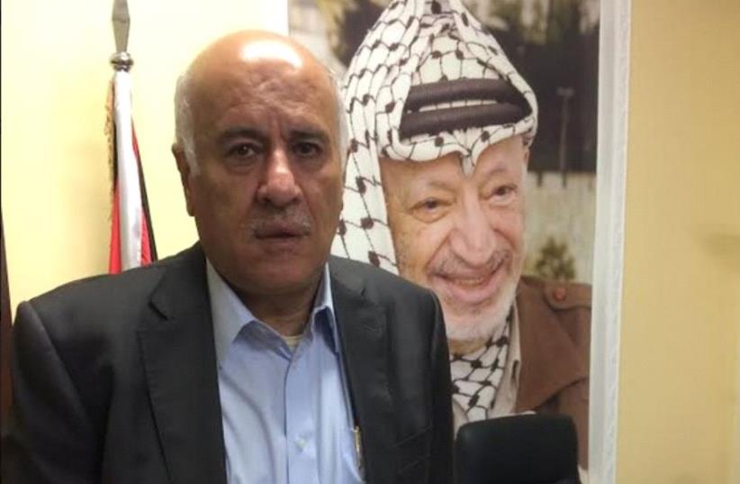 Jabril Rjoub, senior Palestinian leader and Fatah official, in his office in Ramallah  (photo credit: ADAM RASGON)