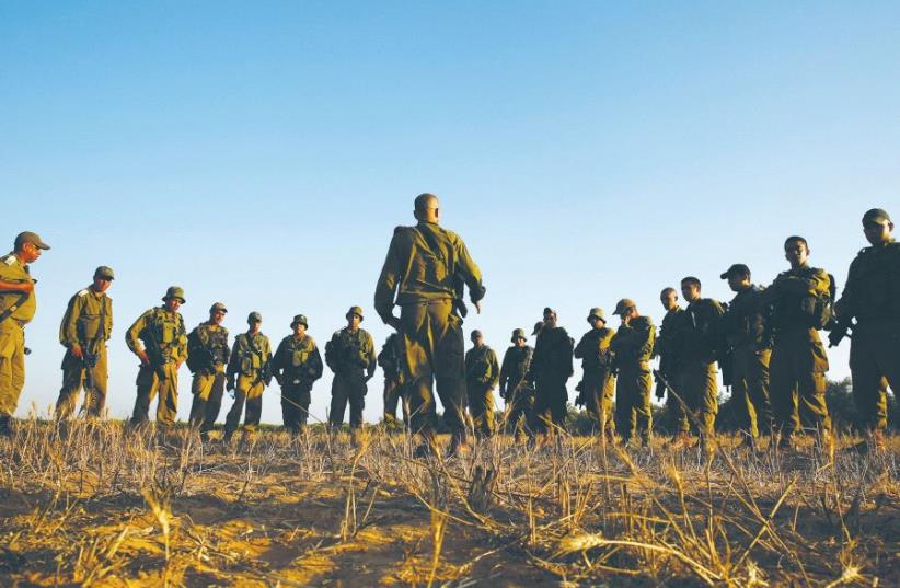 IDF commanders (photo credit: REUTERS)