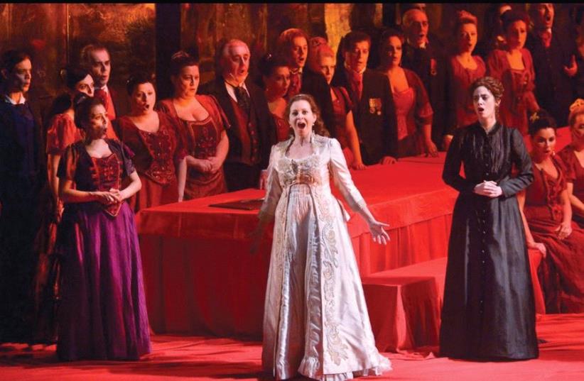 ISRAEL OPERA’S production of ‘Lucia di Lammermoor.’ (photo credit: YOSSI ZWECKER)