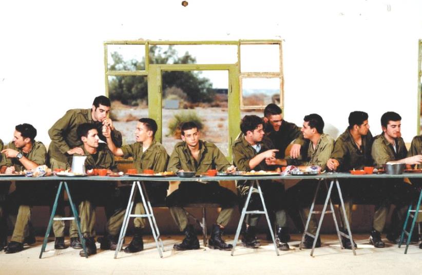 Adi Nes, Untitled (Last Supper). (photo credit: THE ISRAEL MUSEUM)
