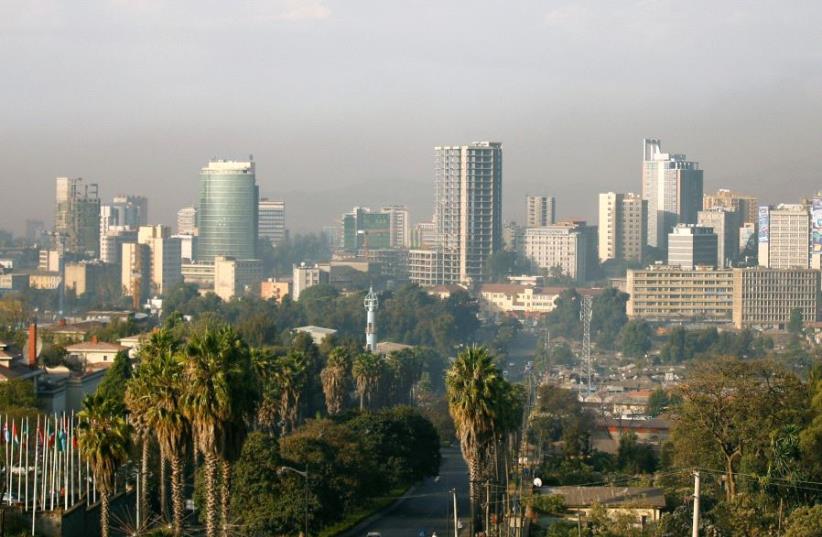 A general view shows the cityscape of Ethiopia's capital Addis Ababa (photo credit: REUTERS)