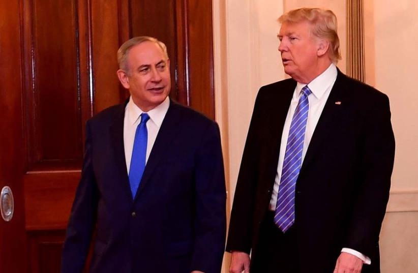 PM Netanyahu and President Trump (photo credit: AVI OHAYON - GPO)