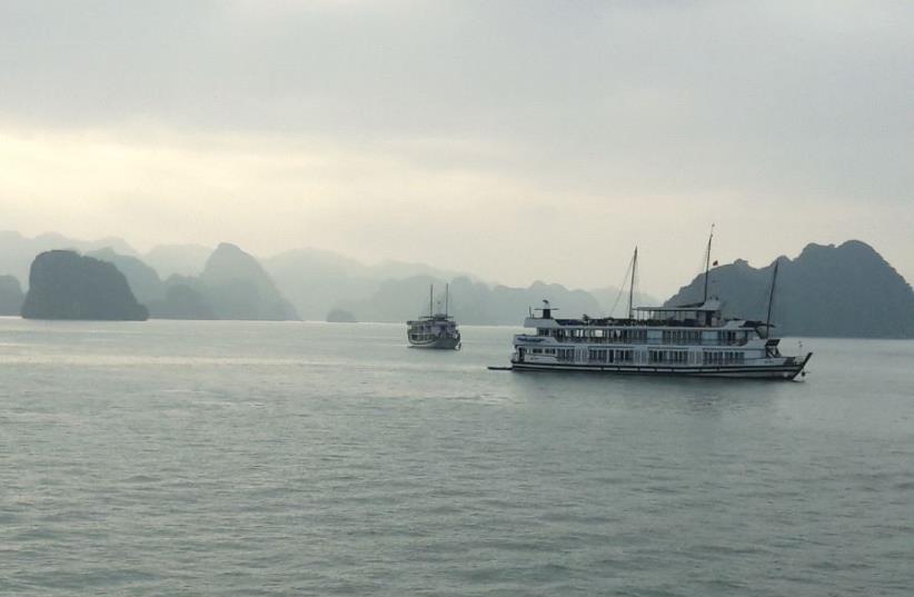 Ha Long Bay and some of its ‘dragons.’ (photo credit: LAWRENCE RIFKIN)