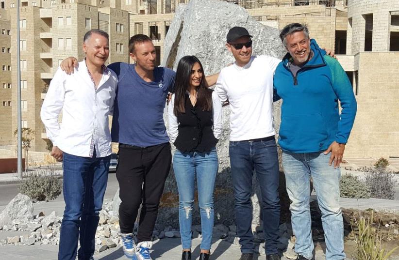 Coldplay arrived in Israel to meet with producers and plan their upcoming tour. (photo credit: PR)