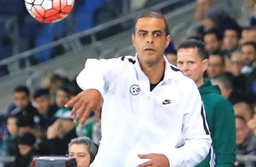 Guy Luzon left his coaching job at Hapoel Tel Aviv after less than four months and joined Maccabi Haifa just one month later (photo credit: ERAN LUF)
