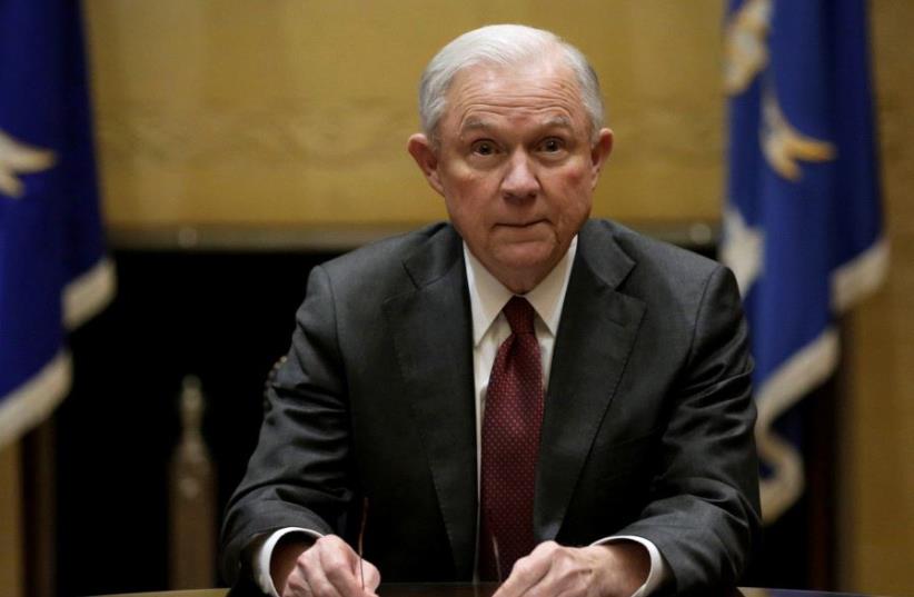 US Attorney General Jeff Sessions resigns (photo credit: REUTERS)