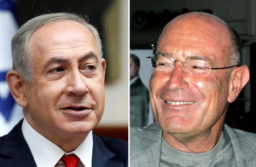 Netanyahu and Milchan (photo credit: REUTERS)