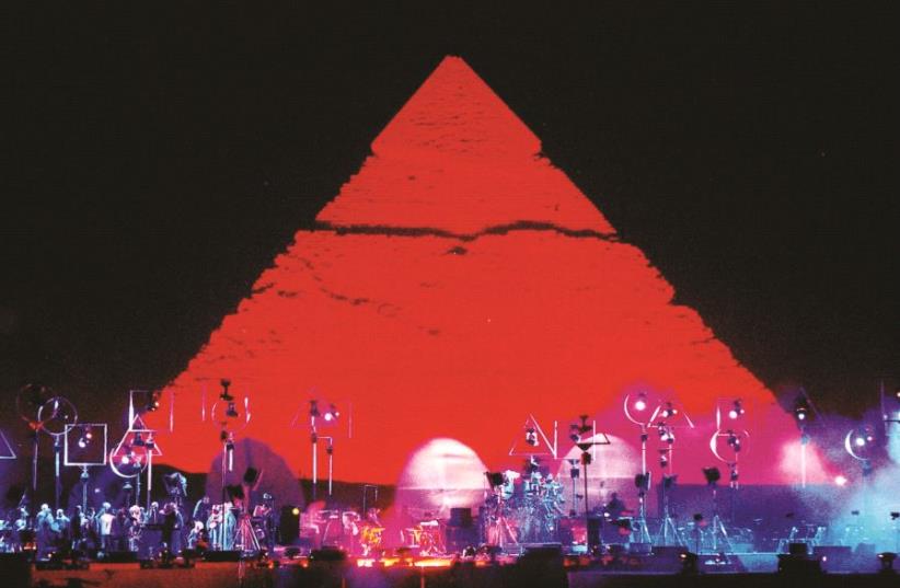 Un des concerts de Jean-Michel Jarre, en Egypte (photo credit: DR)