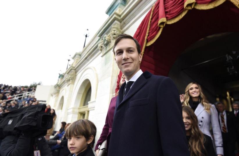 Jared Kushner arrives for the Presidential Inauguration of Donald Trump at the US Capitol in Washington, DC (photo credit: REUTERS)