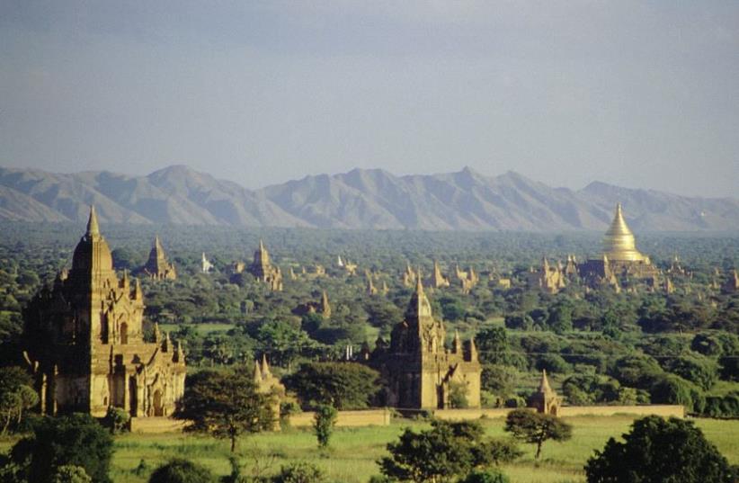 Pagodas in Bagan, Burma (photo credit: ARIEL DOMINIQUE HENDELMAN)