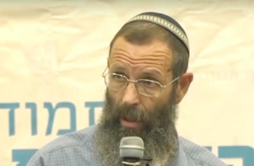 Rabbi Yigal Levinstein, head of the pre-military academy at the settlement of Eli (photo credit: YOUTUBE SCREENSHOT)