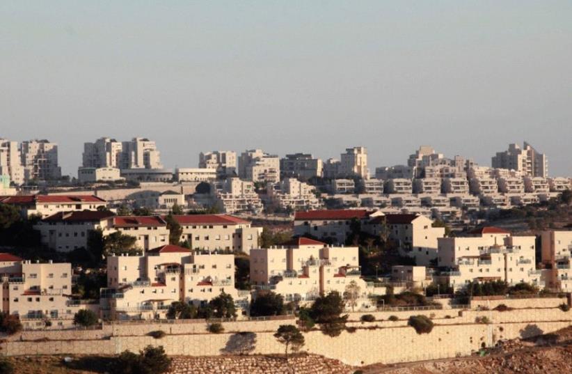 JUSTICE MINISTER Ayelet Shaked’s proposed bill would apply certain civil rights to settlers in communities like Ma’aleh Adumim (pictured). (photo credit: MARC ISRAEL SELLEM/THE JERUSALEM POST)
