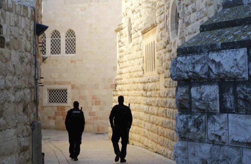 A WANDER through Mount Zion would allow US President Donald Trump to imagine the city when it was divided. (photo credit: REUTERS)