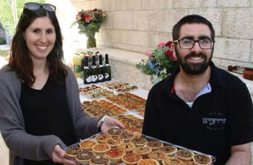 Catering for the event was provided and served by by Harutzim Bistro, the SHEKEL-run cafe in the Talpiot neighborhood that employs people with special needs (photo credit: SHEKEL)