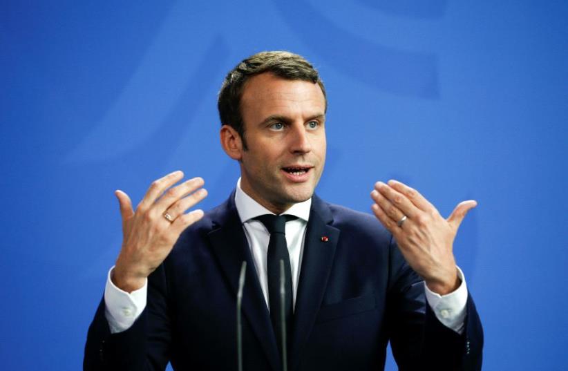 Emmanuel Macron (photo credit: REUTERS)