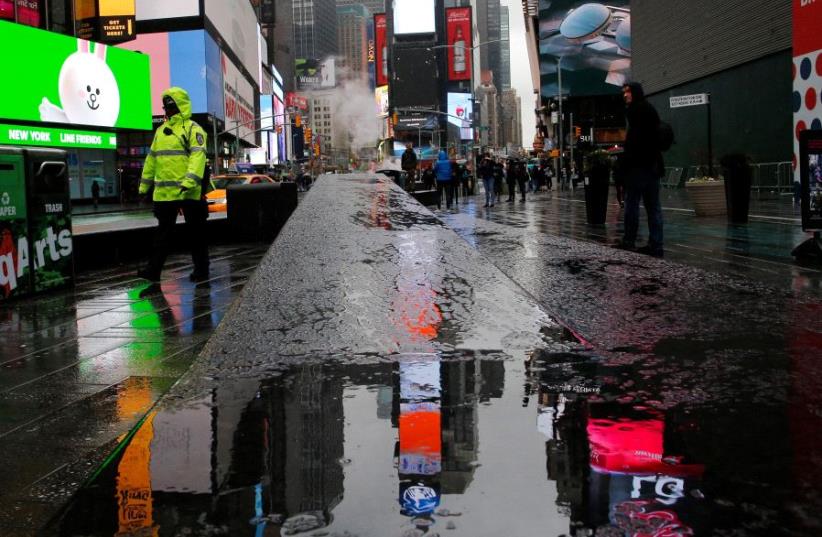 Times Square in New York (photo credit: REUTERS)