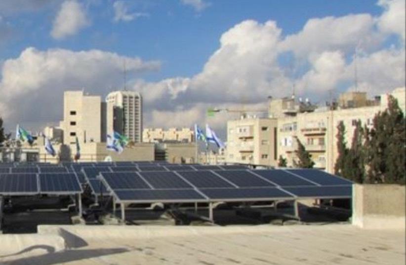 Solar Energy Systems for Beit She’an and Safed Public Housing (photo credit: KKL-JNF)