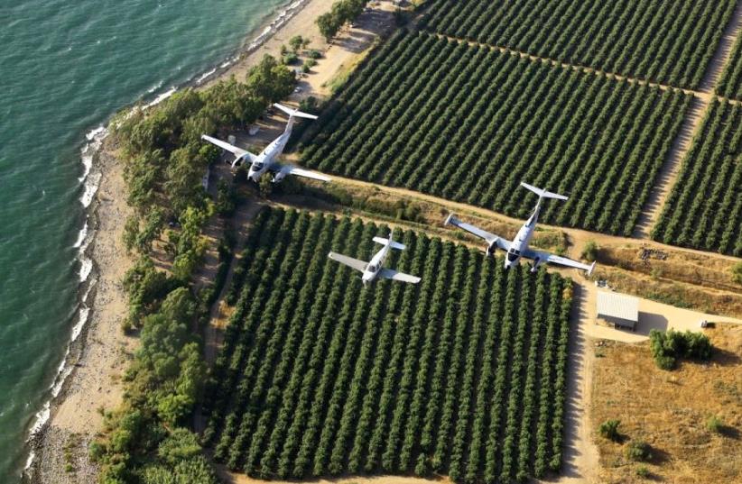 Planes from Israel Air Force's aerial intelligence squadrons in the air (photo credit: IDF SPOKESMAN’S UNIT)