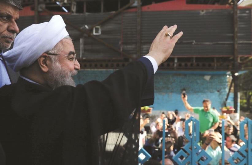 Le président de la république islamique d'Iran, Hassan Rohani (photo credit: REUTERS)