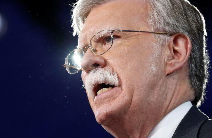 Former U.S. Ambassador to the United Nations John Bolton speaks at the Conservative Political Action Conference (CPAC) in Oxon Hill, Maryland, U.S. February 24, 2017. (photo credit: REUTERS/JOSHUA ROBERTS)