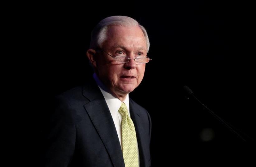 US Attorney General Jeff Sessions (photo credit: REUTERS/CHRIS ALUKA BERRY)