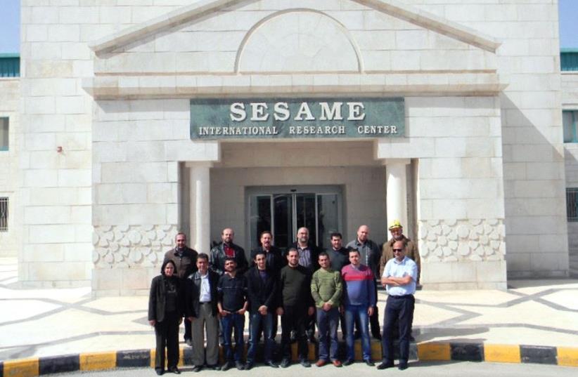 The SESAME team in Jordan (photo credit: SESAME)
