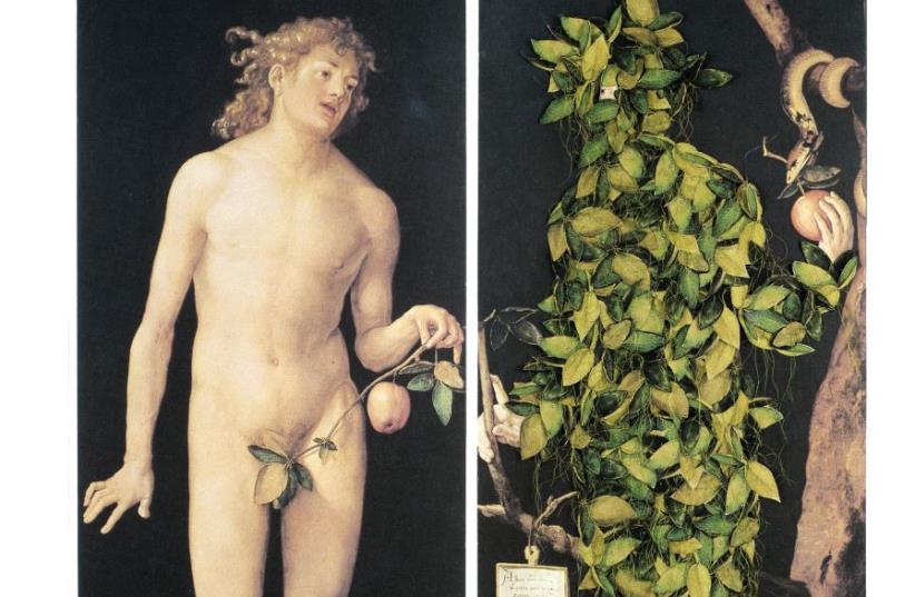 The artist Andi Arnovitz’s interpretation of ‘Adam and Eve’ (photo credit: ANDI ARNOVITZ)