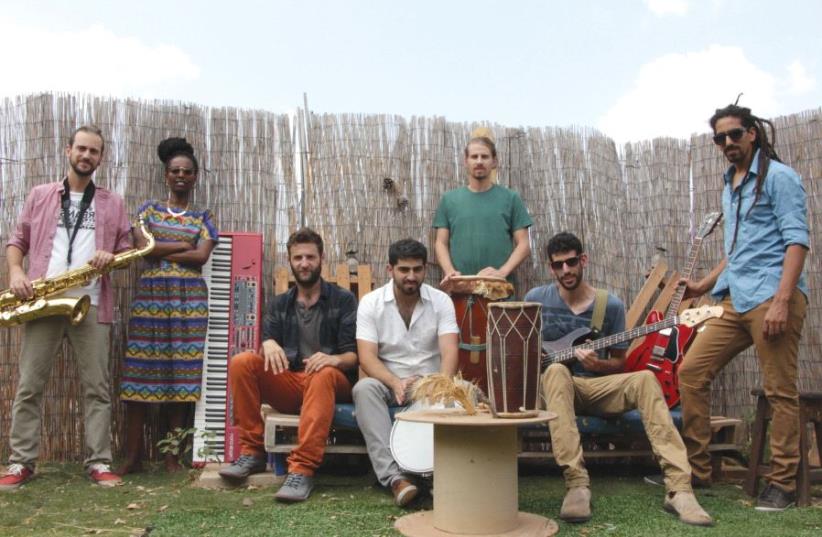 ‘THE MOST important thing to us as a band is our cohesiveness... Music speaks to people. Music is music. I knew that if my band could connect to it, then everyone would,’ says Ground Heights vocalist Hewan Meshesha (second left) seen here with the rest of the band. (photo credit: NOAM POPER)