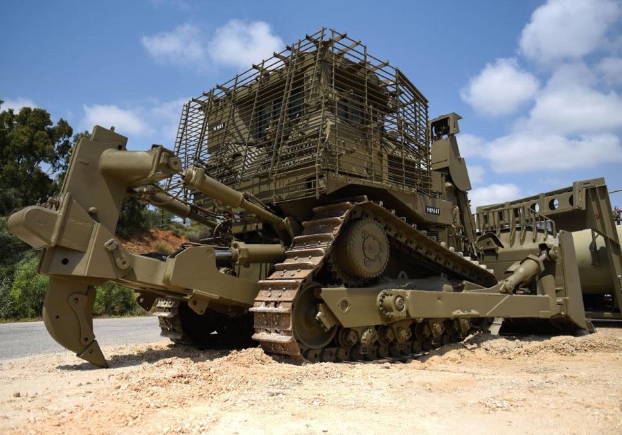 D9 Tractor (credit:  IDF SPOKESPERSON'S UNIT)