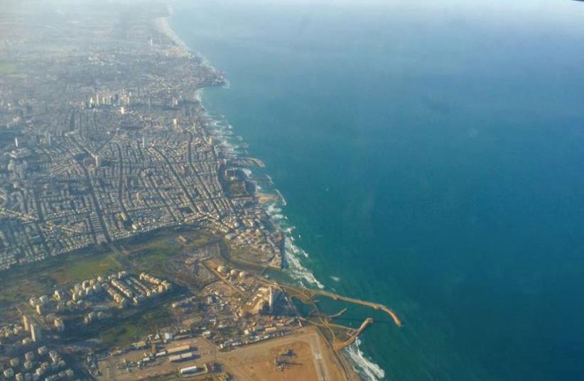 Aerial view of Tel Aviv (photo credit: BENITA LEVIN)