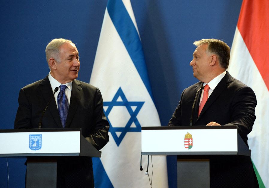 Benjamin Netanyahu and Viktor Orban (Chaim Zach/GPO)